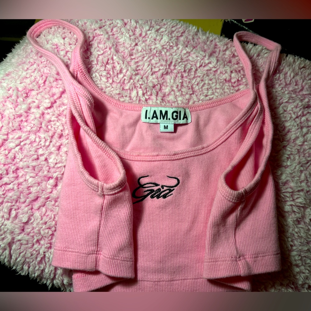 I.AM.GIA Pink Tank Top
